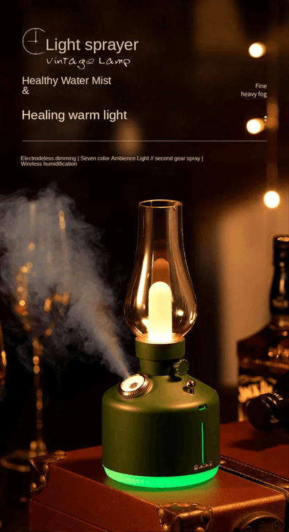 RetroGlow Aroma Diffuser Lamp  USB Cool Mist Humidifier With 7Color LED Lights 1
