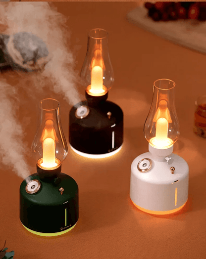 RetroGlow Aroma Diffuser Lamp  USB Cool Mist Humidifier With 7Color LED Lights 4