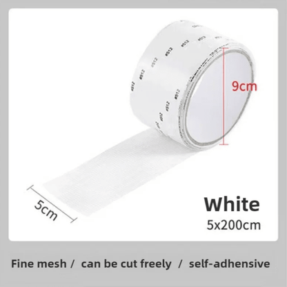 MeshGuard Window Screen Repair Tape  SelfAdhesive AntiInsect Patch Roll 6