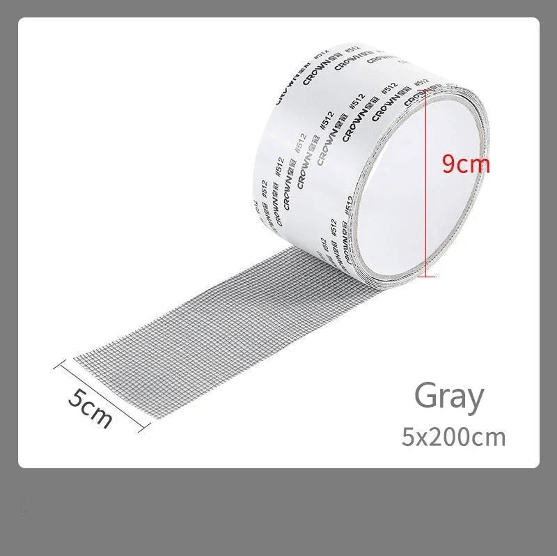 MeshGuard Window Screen Repair Tape  SelfAdhesive AntiInsect Patch Roll 5