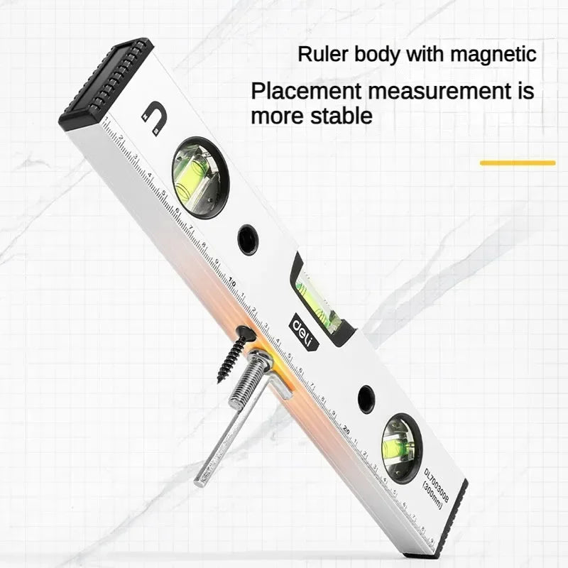 HeavyDuty Magnetic Torpedo Level Durable Aluminum Shockproof Bubble Level With 3 HighVisibility Via 4