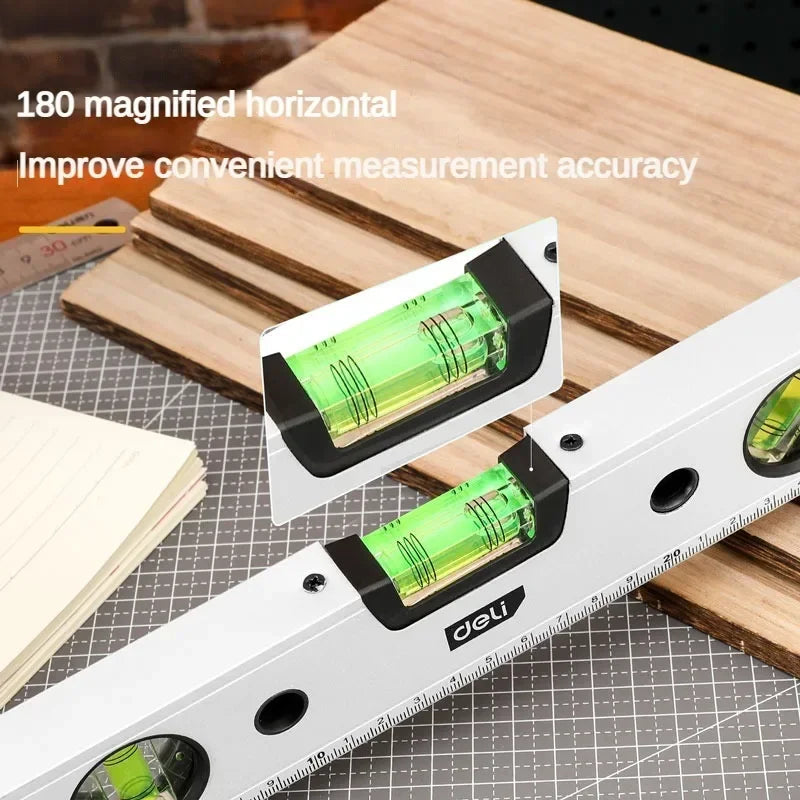HeavyDuty Magnetic Torpedo Level Durable Aluminum Shockproof Bubble Level With 3 HighVisibility Via 3