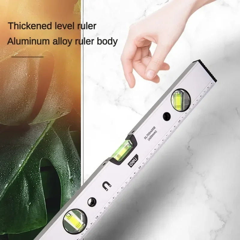 HeavyDuty Magnetic Torpedo Level Durable Aluminum Shockproof Bubble Level With 3 HighVisibility Via 1