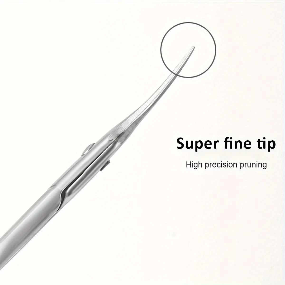 Premium Stainless Steel Cuticle Scissors With Curved Tip Thin Blade Nail Clippers  Dead Skin Trimme 1