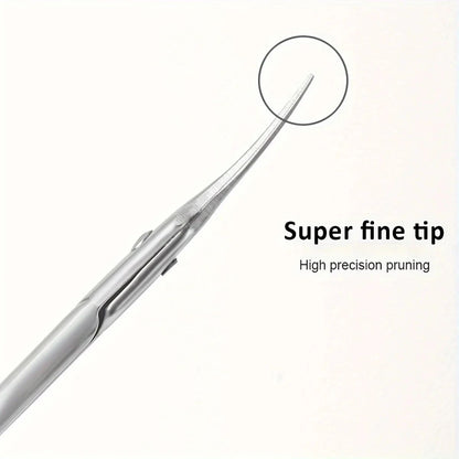 Premium Stainless Steel Cuticle Scissors With Curved Tip Thin Blade Nail Clippers  Dead Skin Trimme 1