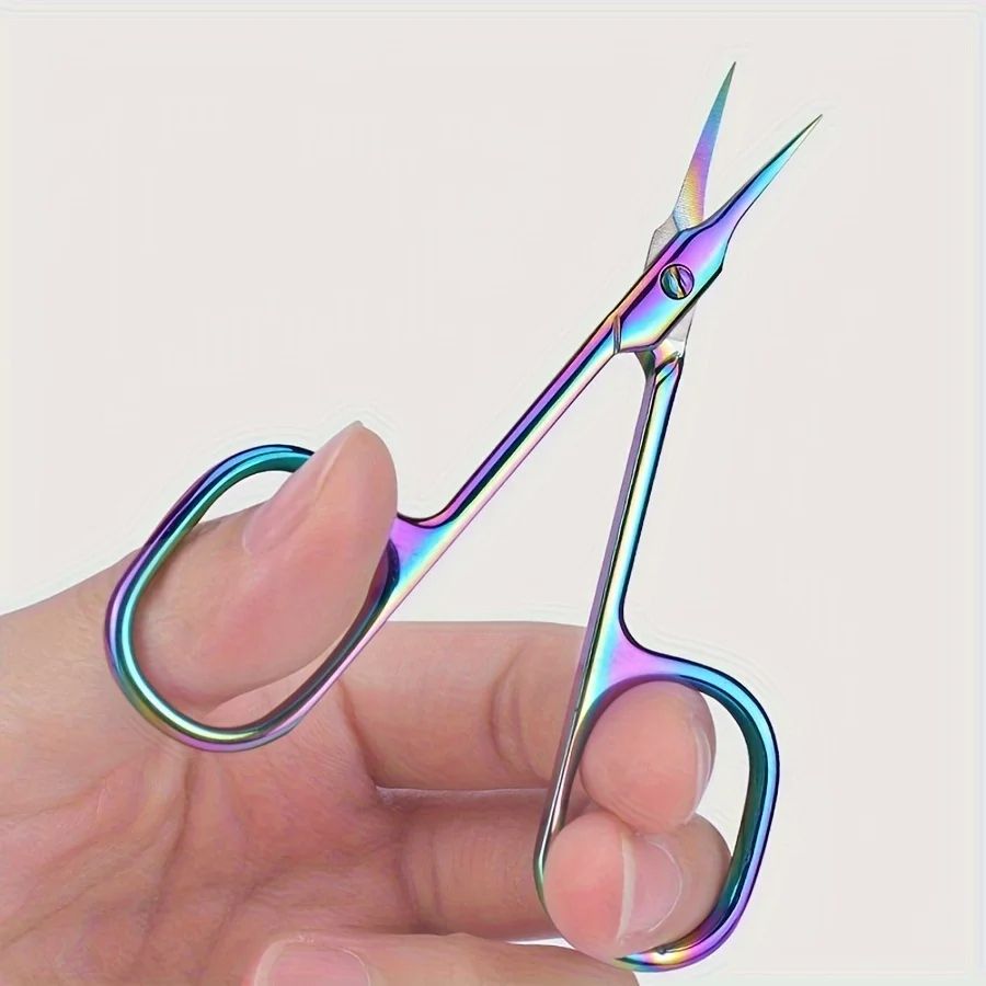 Premium Stainless Steel Cuticle Scissors With Curved Tip Thin Blade Nail Clippers  Dead Skin Trimme 3