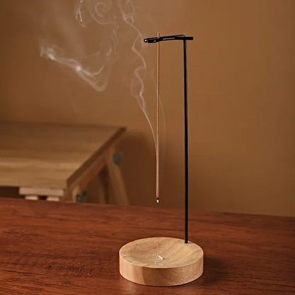 Elegant Wooden Incense Tray Upside Down Burner  Stick Holder For Meditation Yoga And Home Ornament 6