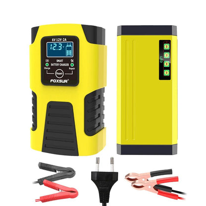 Fully Automatic Smart Digital Battery Charger, Motorcycle & Car Accessory