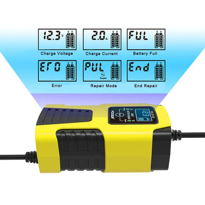 Fully Automatic Smart Digital Battery Charger Motorcycle  Car Accessory 2