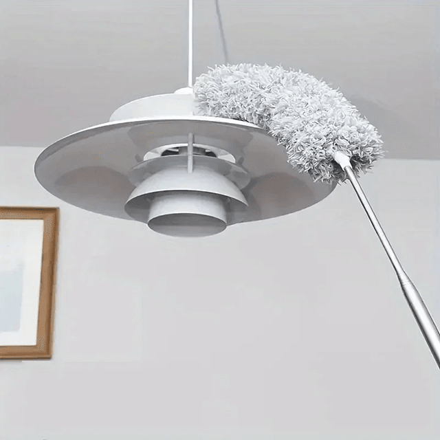 SkySweep Extendable Feather Duster  28M Long Electrostatic Ceiling  Wall Cleaner 2