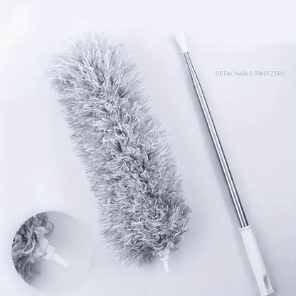 SkySweep Extendable Feather Duster  28M Long Electrostatic Ceiling  Wall Cleaner 4