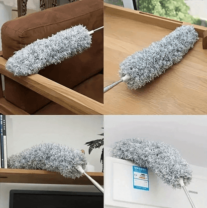 SkySweep Extendable Feather Duster  28M Long Electrostatic Ceiling  Wall Cleaner 5