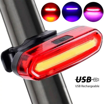 1. Waterproof Bicycle Tail Lamp, High Bright LED Bike Rear Light for Night Cycling Safety, MTB & Road Warning Lantern