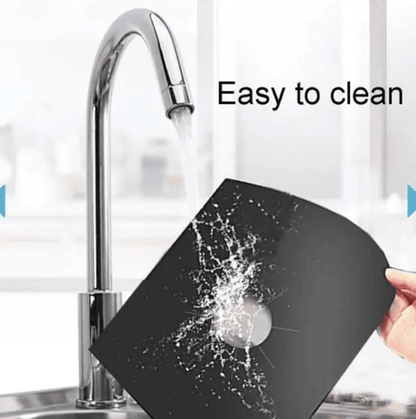 CleanGuard Reusable Stove Protector Set  4Piece NonStick Gas Burner Covers For Easy Kitchen Cleanin 1