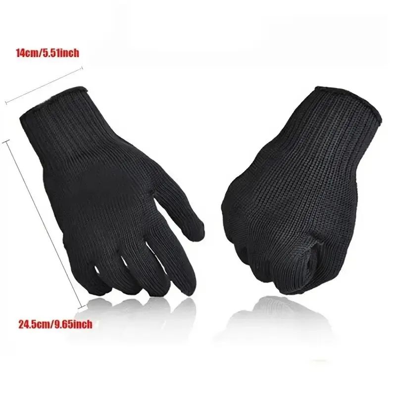 1 Pair Stainless Steel Wire CutResistant AntiCutting Safety Gloves  Durable Protective Work Gloves  5
