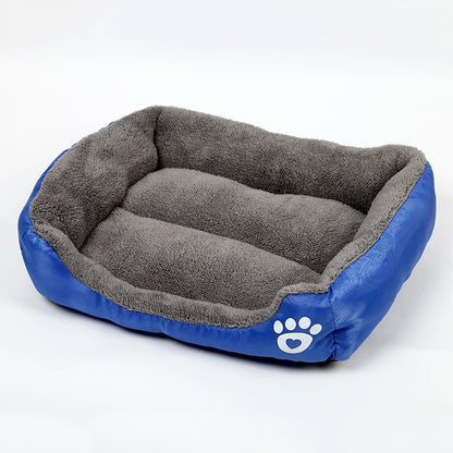 Large Plush Dog Bed AllSeason Washable Square Pet Sofa With Waterproof Mattress For Medium Dogs  Ca 10