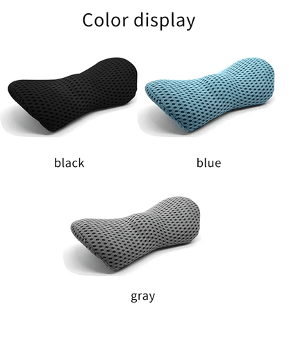 ComfortCore Memory Foam Lumbar Pillow  Breathable Car Seat  Bed Cushion For Back Support 6