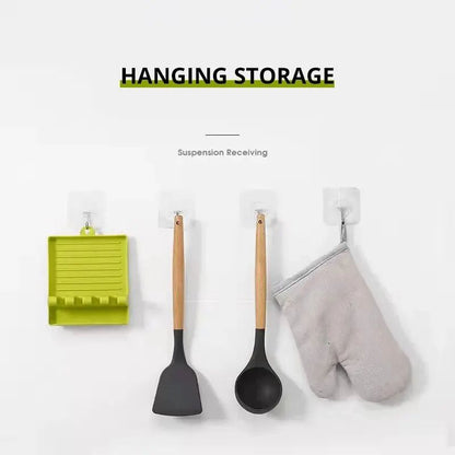 Kitchen Spoon Rest  Lid Holder Rack Spatula Rack Pot Lid Shelf For Soup Spoon Shovel Chopsticks Dur 3