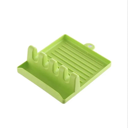 Kitchen Spoon Rest  Lid Holder Rack Spatula Rack Pot Lid Shelf For Soup Spoon Shovel Chopsticks Dur 4