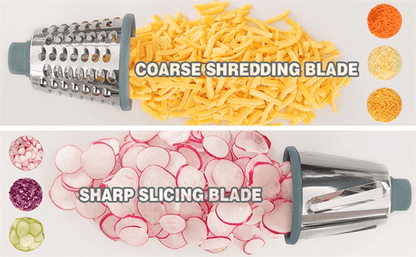 GrateMate 3in1 Rotary Cheese Grater  Manual Vegetable Slicer  Nut Grinder 2