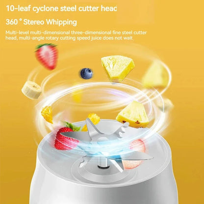Portable Electric Blender USB Rechargeable Juicer Cup High Speed Cordless Smoothie Milkshake Maker  2