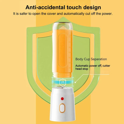 Portable Electric Blender USB Rechargeable Juicer Cup High Speed Cordless Smoothie Milkshake Maker  3