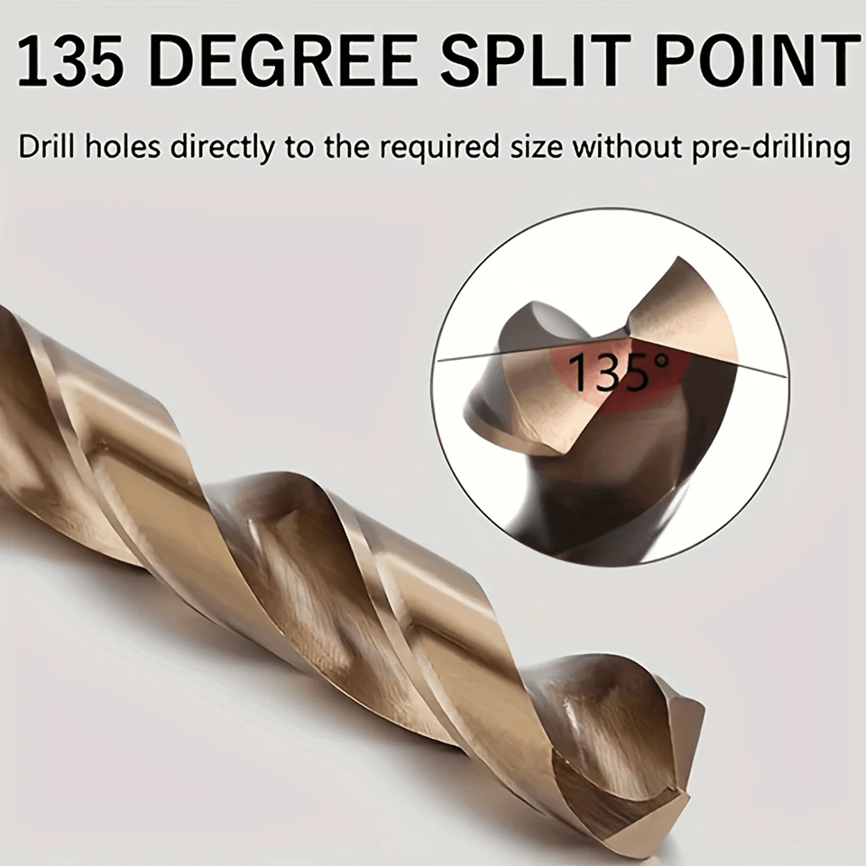 ProBore M35 Cobalt Drill Bit Set  19Piece Metric Bits For Stainless Steel  Hard Metal 3