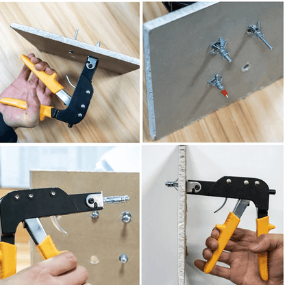 AnchorPro Heavy Duty Wall Anchor Gun  Metal Molly Bolt Tool For Plasterboard Fixing 6