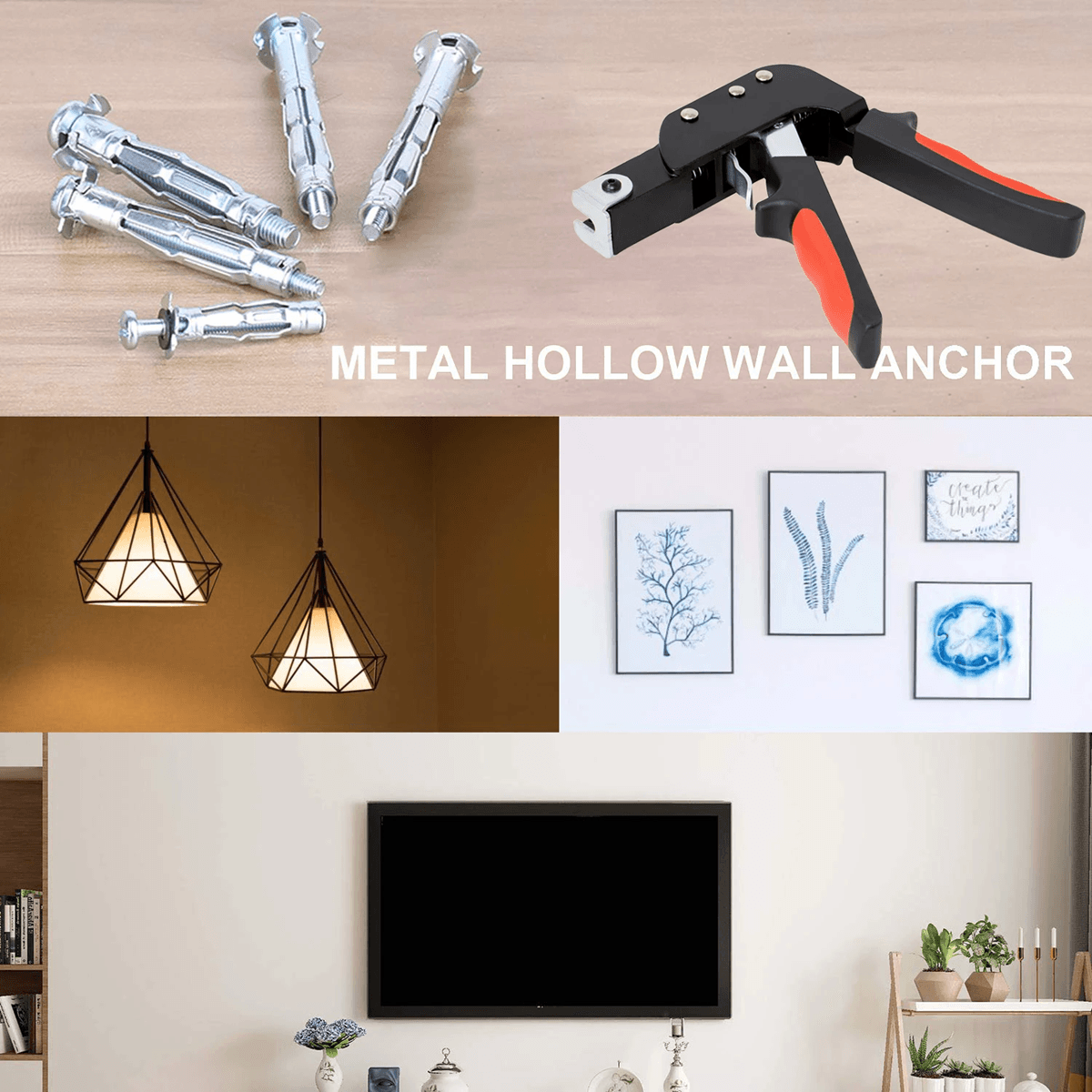 AnchorPro Heavy Duty Wall Anchor Gun  Metal Molly Bolt Tool For Plasterboard Fixing 2