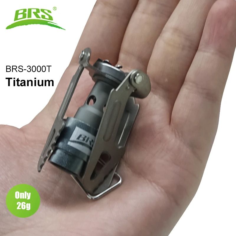 Outdoor Gas Stove Mini Titanium Camping Gas Burner, Ultralight Cooking Stove for Survival, Picnic & Backpacking