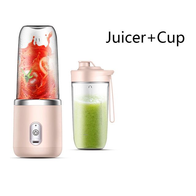 BlendGo Portable Smoothie Blender – USB Rechargeable 6-Blade Juicer Bottle