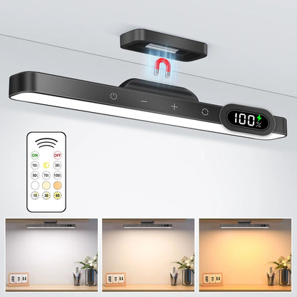 Rechargeable Dimmable LED Night Light Adjustable 3 Color Brightness Touch Lamp For Closet Makeup Be 8