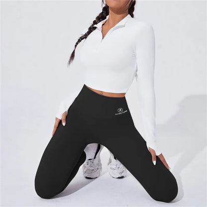 High Waist Yoga Warm Leggings for Women, Thermal Sports Tights, Push Up Butt Lifting Gym Fitness Running Pants