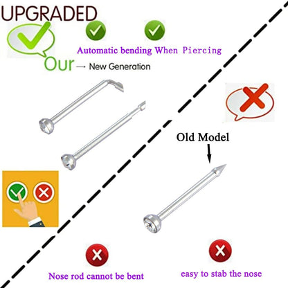 Disposable Safe Sterile Piercing Unit  New Generation Nose Piercing Gun For Gem Studs Professional  3
