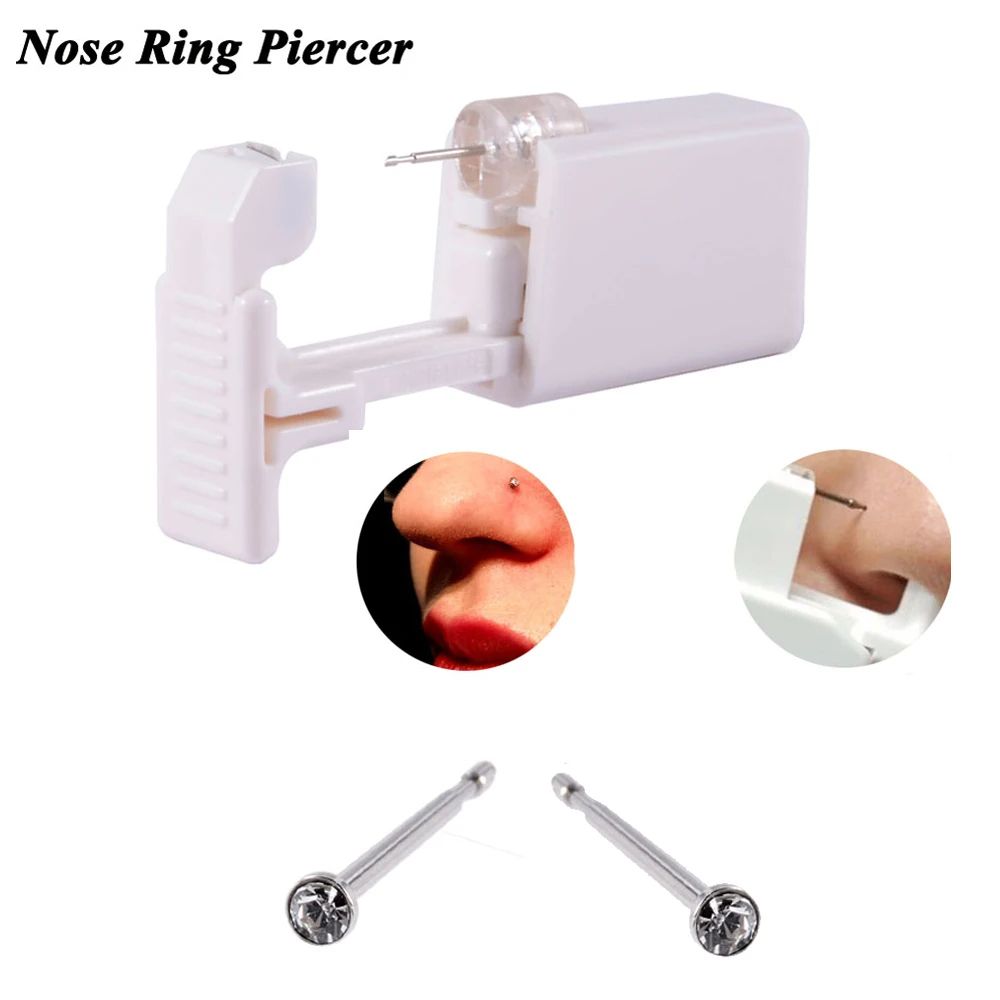 Disposable Safe Sterile Piercing Unit  New Generation Nose Piercing Gun For Gem Studs Professional  6