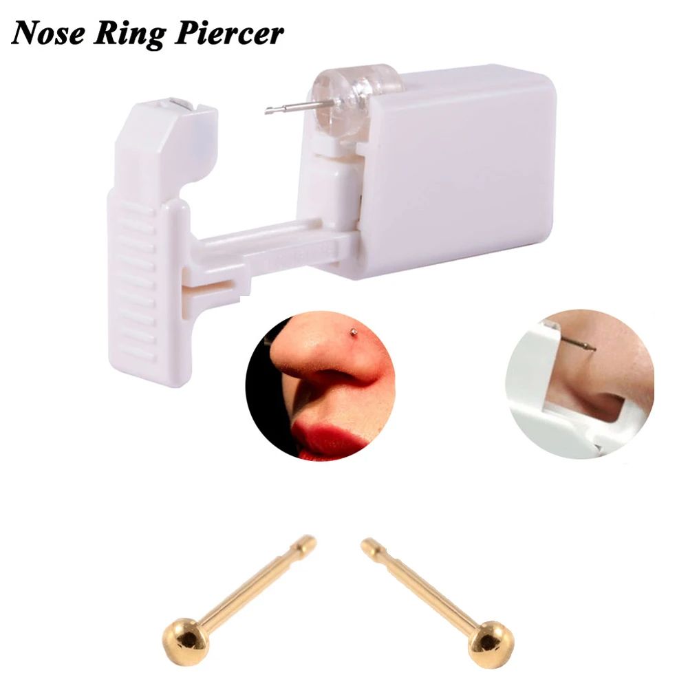 Disposable Safe Sterile Piercing Unit  New Generation Nose Piercing Gun For Gem Studs Professional  10