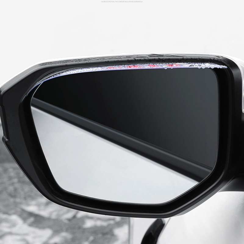 Car Mirror Rain Eyebrow Guards 2PC Universal AntiGlare Sun  Rain Shield For Safe Driving 2