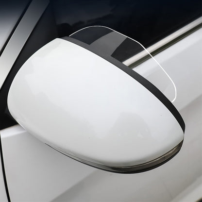 Car Mirror Rain Eyebrow Guards 2PC Universal AntiGlare Sun  Rain Shield For Safe Driving 3