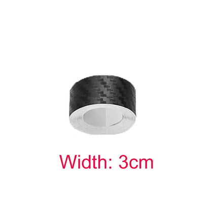 Anti Scratch Car Door Sill Protector Sticker Nano Carbon Fiber DIY Protection Strip For Auto Side M