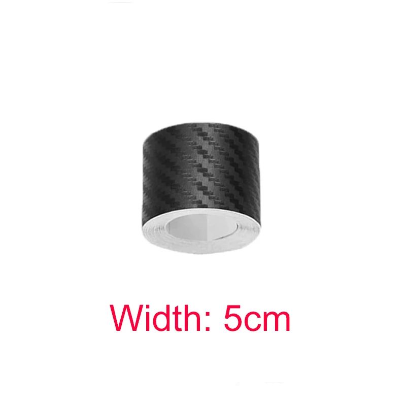 Anti Scratch Car Door Sill Protector Sticker Nano Carbon Fiber DIY Protection Strip For Auto Side M