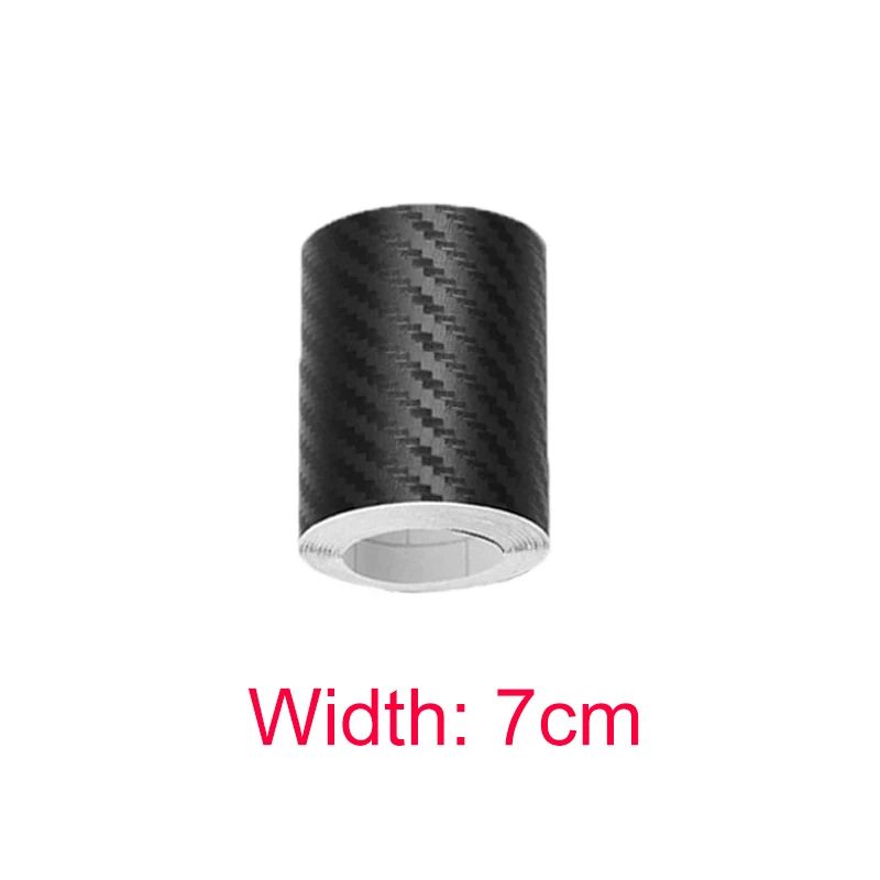 Anti Scratch Car Door Sill Protector Sticker Nano Carbon Fiber DIY Protection Strip For Auto Side M