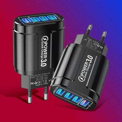 Portable USB Travel Charger Fast Charging Solution For Android IPhone Xiaomi Devices 4
