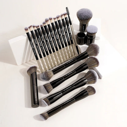 MAANGE Pro Makeup Brushes  Double Ended Foundation Concealer Blush  Eyeshadow Brush Kit For Liquid  6