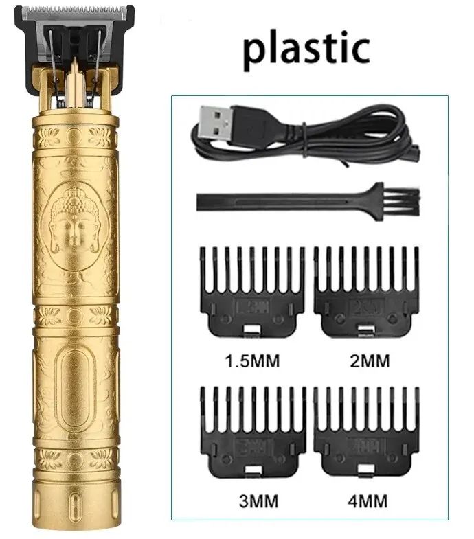 Vintage Electric Hair Clipper Professional Rechargeable Men Hair Cutting Machine, Barber Trimmer & Shaver