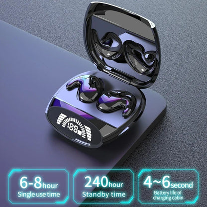 Sleep Friendly Bluetooth 53 Headphones Noise Cancelling Thin Earbuds With HiFi Sound Digital Displa 1