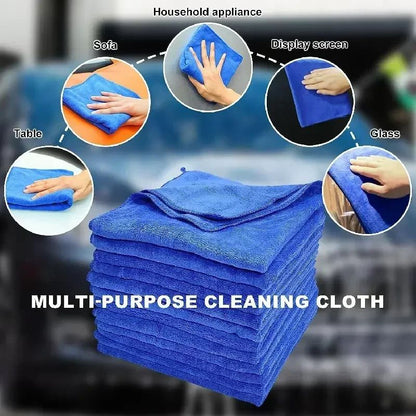 Reusable Lint Free Microfiber Cleaning Cloths Super Absorbent Towels For Car Window And Home Cleani 2