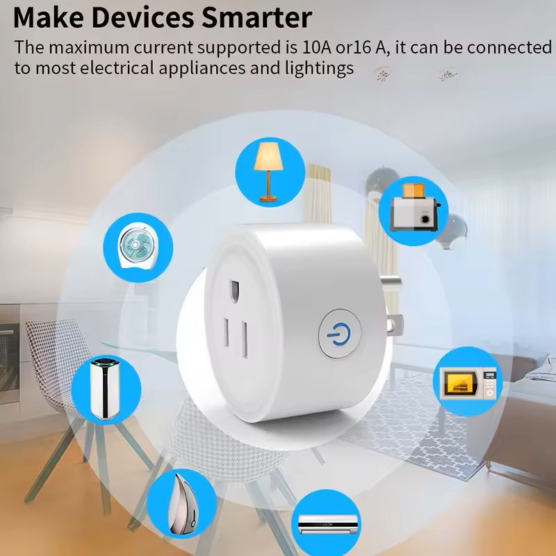 WiFi Smart Plug  VoiceControlled Outlet With Alexa And Google Assistant Compatibility 2