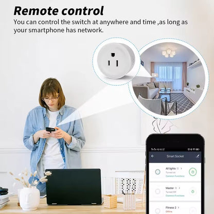 WiFi Smart Plug  VoiceControlled Outlet With Alexa And Google Assistant Compatibility 5