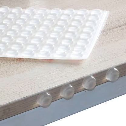 SelfAdhesive Silicone Door Stopper Pads  100Pcs Sound Dampening Furniture Protectors 4