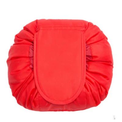 Women Drawstring Cosmetic Bag Travel Makeup Organizer Waterproof Nylon Portable Beauty Toiletry Cas 10